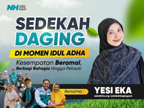 Sedekah Daging di Hari Qurban Bersama Yesi