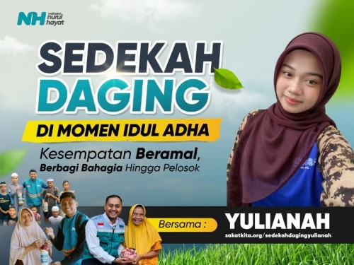 Sedekah Daging di Hari Qurban Bersama Yulianah